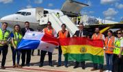 Viru Viru recibe de Panamá al primer vuelo de carga de Copa Airlines