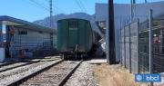 EFE informa que estación Leonera está temporalmente cerrada por descarrilamiento de tren de carga