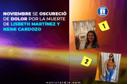 Noviembre se oscureció de dolor por la muerte de Lisbeth Martínez y Neimi Cardozo