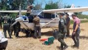 Hallaron otra avioneta abandonada en un campo de Santa Fe: fue utilizada para transportar droga