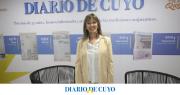 Susana Laciar visitó el stand de DIARIO DE CUYO: “Los visitantes están conociendo la Ciudad con el bus turístico”