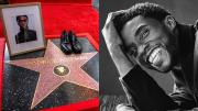 Chadwick Boseman recibió su estrella en el Paseo de la Fama de Hollywood