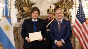Peter Lamelas celebró tres semanas al frente de la embajada de EEUU y destacó el trabajo “a toda máquina con Javier Milei”