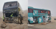 Tragedia en Antofagasta: Fatal choque entre dos buses deja cuatro fallecidos en cruce Paposo