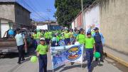 Caminata verde en contra del abuso infantil