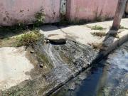 Vecinos denuncian colapso de aguas servidas en la calle Oriente