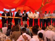Rodrigo Paz participa en la inauguración de un frigorífico privado y anticipa vigencia de incentivos impositivos para productores