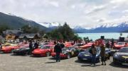 La caravana de Ferrari terminó en Ushuaia tras una semana de polémicas, multas y un accidente