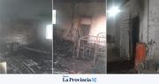 Denunció amenazas y daños tras un incendio en su casa y taller en Rawson