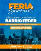 Volvió la feria del barrio Feder y se suma a la reactivación de espacios barriales