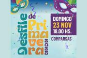 Desfile de Primavera será el 23 de noviembre: murgas, comparsas, scolas y fachadas de vecinos