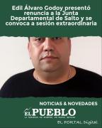 Álvaro Godoy (FA) renuncia a su banca en la Junta de Salto