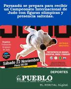 Paysandú se prepara para recibir un Campeonato Internacional de Judo con figuras olímpicas y presencia salteñas. ‣ El Pueblo Digital Uruguay