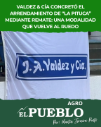 Valdez & Cía reabre los remates de renta: éxito en La Pituca y 106 US$/ha ‣ Martin Ferreira Pinto