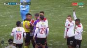 Primer tiempo: grosero error del árbitro al anular un gol de Bolívar