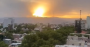 ¡Tenés que cerrar el cielo! El hermoso atardecer dominical se volvió viral en San Juan
