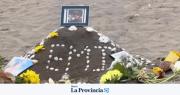 Sanjuanino desaparecido en Chile: la familia realizó un emotivo memorial