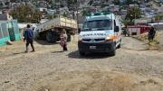 Chubut: camionero murió tras ser arrollado por su propio vehículo en una calle en pendiente