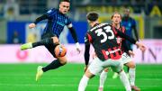 El Inter de Lautaro Martínez cayó en el clásico ante el Milan por la Serie A