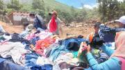 La solidaridad llega a Achira y alimenta a un pueblo que fue golpeado por el alud
