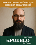Joan Malquet el filósofo que incomoda con aforismos ‣ Carlos María Cattani