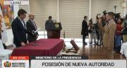 Presidente posesiona al nuevo viceministro de Transparencia, Seguridad Jurídica y Derechos Humanos, Marcelo Yamil García Delfín