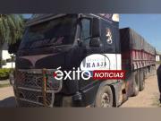 Felcn intercepta un camión con más de 100 kilos de droga en Santa Cruz