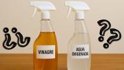 ¿Es seguro mezclar vinagre y agua oxigenada para limpiar?