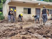 Defensa Civil despliega más de 280 militares en Achira para realizar trabajos de limpieza y búsqueda de desaparecidos