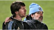 Lionel Messi le rindió homenaje a Diego Armando Maradona con una emotiva foto
