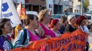 25N: marcha contra la violencia por calles céntricas