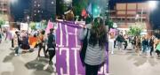 MUJERES ENCABEZAN MARCHA POR EL 25N EN EL PRADO PACEÑO 
