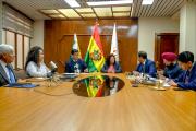 EMBAJADOR DE LA INDIA DESTACA AVANCES Y OFRECE COOPERACIÓN EN LA DIGITALIZACIÓN DEL SISTEMA DE SALUD EN BOLIVIA