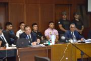 Pidieron absolver a tres imputados del crimen del policía Lazarte
