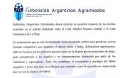 El comunicado de Futbolistas Agremiados: repercusiones