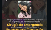 Margelis Andrade pide ayuda para cirugía de emergencia: Diagnóstico de endometriósis, tumoración ovárica y adenomiosis