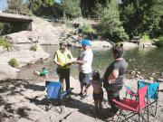 Carabineros de San Clemente previene los incendios forestales