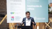 Kicillof recorrió los avances de obra de una nueva escuela secundaria en Lomas de Zamora