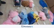 Detectaron peluches con cocaína en un tour de compras