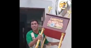 Video: el trofeo gigante que se ganó un equipo de Formosa al quedarse con la Liga Juarense