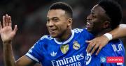 Así fue el ’póker’ de Kylian Mbappé para Real Madrid en Champions: francés se lució con cuatro goles