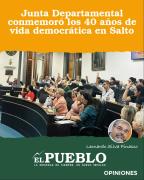 Junta Departamental conmemoró los 40 años de vida democrática en Salto ‣ Leonardo Silva Pinasco