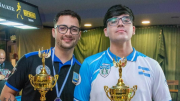 Dos comodorenses ganaron la “Copa Ciudad” de Pool Bola 10