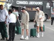 Tras el desborde y el caos en Río de Janeiro, Flamengo y Palmeiras ya están en Lima para jugar la final de la Copa Libertadores