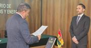 Ministro Medinaceli posesiona a nuevo viceministro de Energías Alternativas