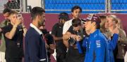 Colapinto junto a Djokovic en Qatar: Gracias Novak por las clases…