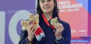 María Yegres conquista su tercer oro en los 400 metros libre de los Juegos Bolivarianos