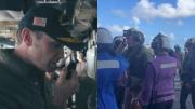 EN VIDEOS: La visita del Secretario de Guerra de EEUU al portaviones USS Gerald Ford en pleno operativo en el Caribe
