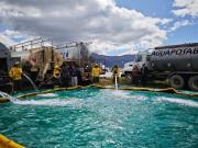 Natales instala piscinas en aeródromo para enfrentar el riesgo de incendios forestales