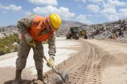 Cuerpo Militar Del Trabajo Se Encuentra Culminando Cierre De La Ruta Que Une Ollagüe Con La Región De Tarapacá